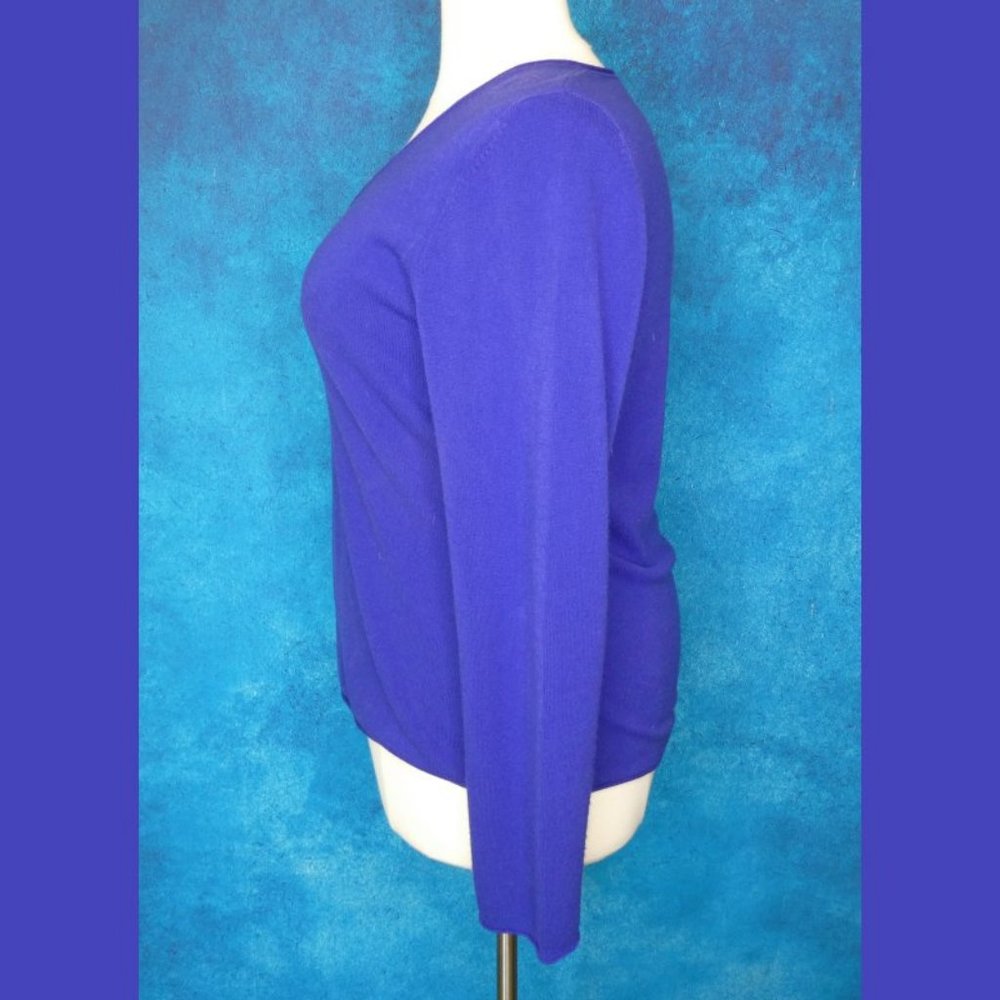 White Stag Blue V Neck Sweater XXL - Picture 4 of 8